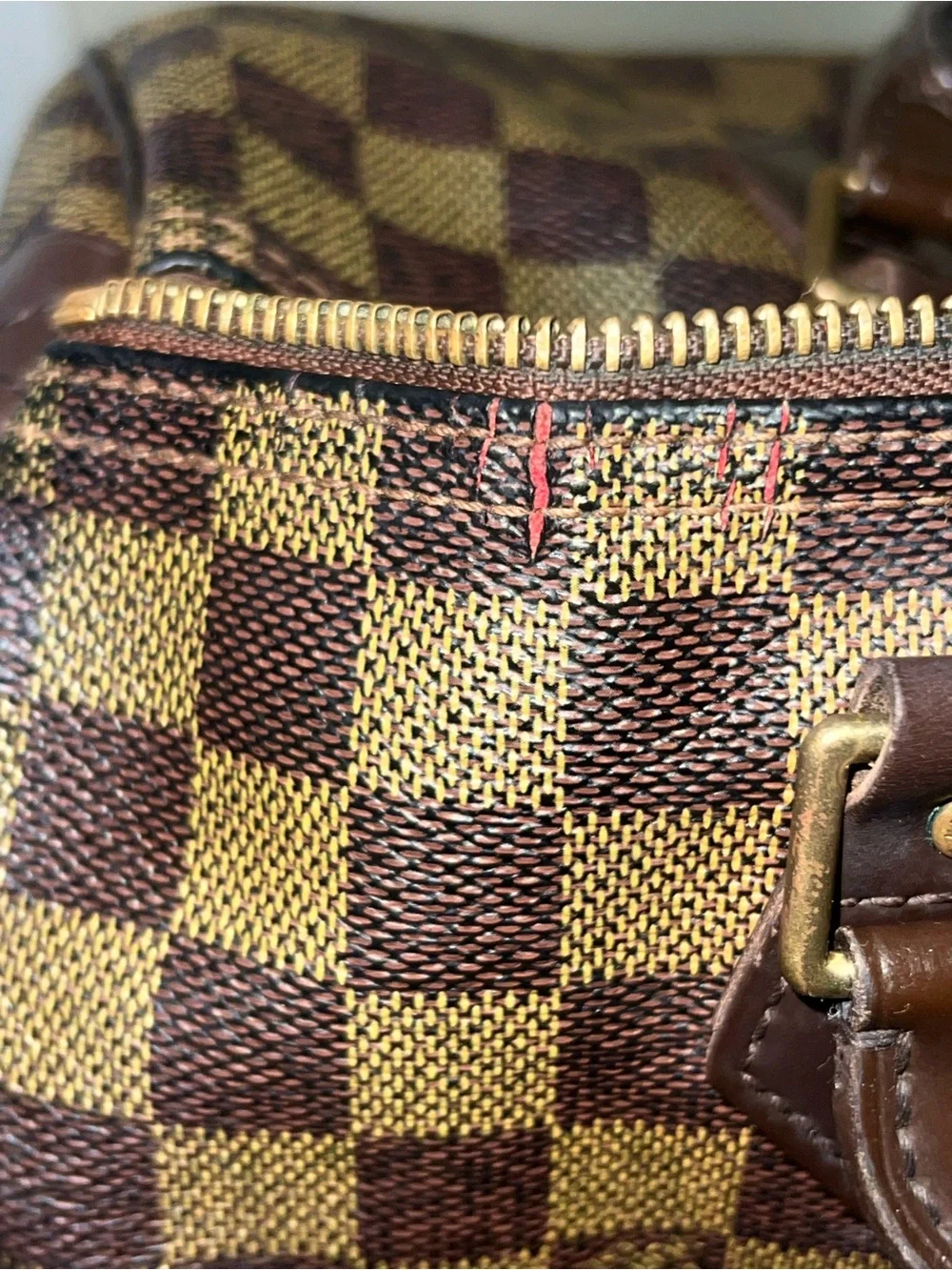 Authentic Louis Vuitton Speedy 30 Damier with Lock